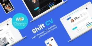 ShiftCV – Blog, Resume, Portfolio, WordPress