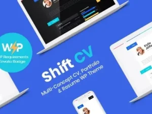 ShiftCV – Blog, Resume, Portfolio, WordPress