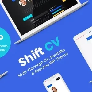 ShiftCV – Blog, Resume, Portfolio, WordPress