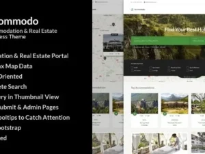 Accommodo – Accommodation Travel WordPress Theme