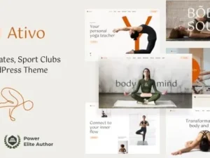 Ativo – Pilates Yoga WordPress Theme
