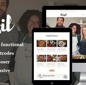 Basil – Cooking Classes and Workshops WordPress Theme
