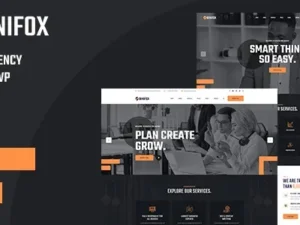 Binifox – Digital Agency Services WordPress Theme + RTL