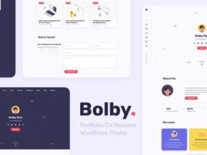 Bolby – Portfolio CV Resume WordPress Theme