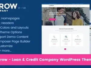 Borrow – Loan Company Responsive WordPress Theme