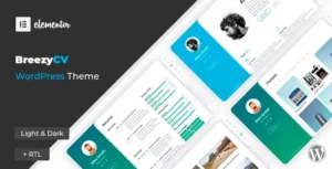 BreezyCV – CV/Resume WordPress Theme