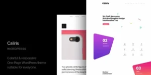 Caliris – Responsive One Page WordPress Theme