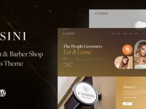 Cassini – Hair Salon & Barber Shop WordPress Theme
