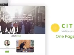 Citrus – One Page WordPress Theme