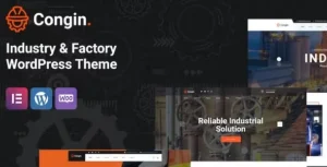 Congin – Industry & Factory WordPress Them