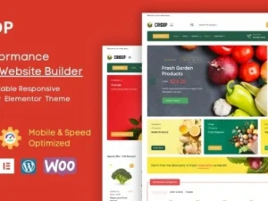 Crisop Elementor Grocery Store & Food WooCommerce Theme
