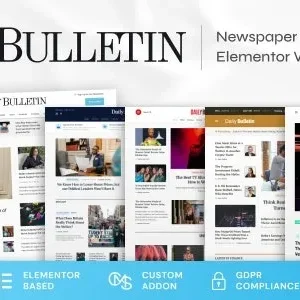 Daily Bulletin – Magazine & Newspaper WordPress Theme