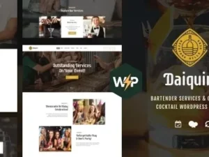 Daiquiri – Bartender Services & Catering Theme