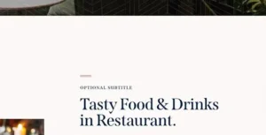 Deliciosa – Restaurant, Cafe & Bar WordPress Theme
