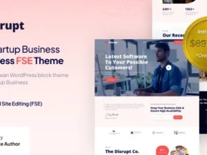Disrupt – Tech Startup Business FSE WordPress Theme