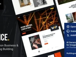 Edifice – Construction & Building WordPress Theme