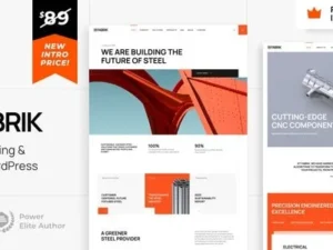 Fabrik– Manufacturing & Factory WordPress