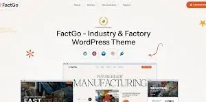 FactGo – Construction Factory & Industry WordPress Theme