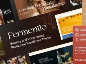 Fermentio – Brewery and Winemaking Restaurant WordPress Theme