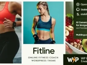 FitLine – Online Fitness Coach WordPress Theme