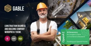 Gable – Construction & Building WordPress Theme