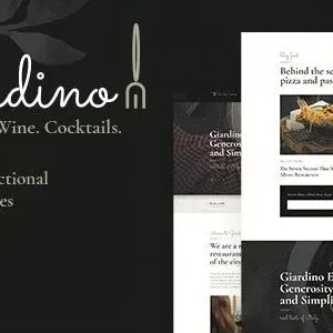 Giardino An Italian Restaurant & Cafe WordPress Theme