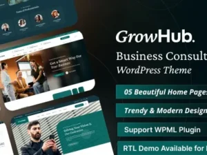 GrowHub – Business Consulting WordPress Theme