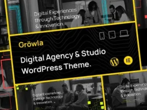 Gröwla– Digital Agency & Studio WordPress Theme