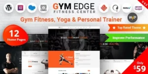 Gym Edge – Gym Fitness WordPress Theme