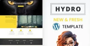 HYDRO – One Page Portfolio WordPress Theme