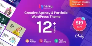 Harry- Creative Agency & Portfolio WordPress Theme