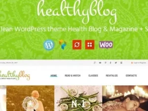 Healthy Living – Blog with Online Store Theme