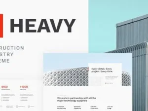 Heavy – Industrial WordPress Theme