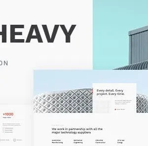 Heavy – Industrial WordPress Theme