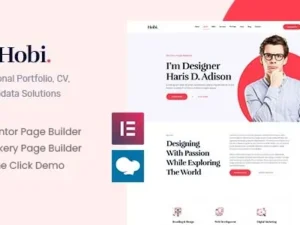 Hobi – Personal Portfolio WordPress Theme