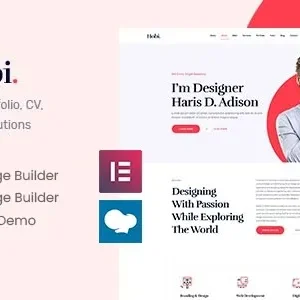 Hobi – Personal Portfolio WordPress Theme
