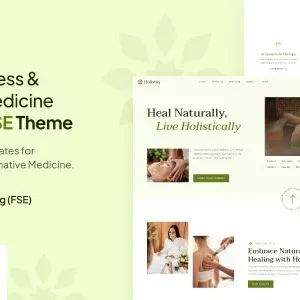 Holistiq – Holistic Wellness & Alternative Medicine FSE WordPress Theme