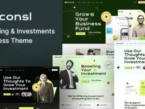 Iconsl – Investment Consulting WordPress Theme