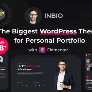InBio – Personal Portfolio/CV WordPress Theme