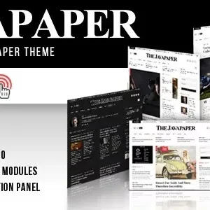 Javapaper – Classic Newspaper Theme