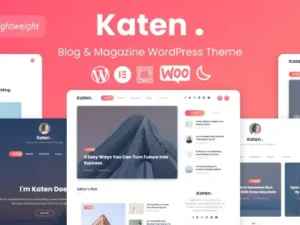 Katen Blog & Magazine WordPress Theme
