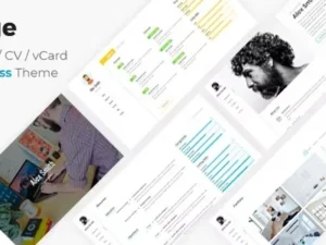 Kerge – Resume / CV / vCard / Portfolio