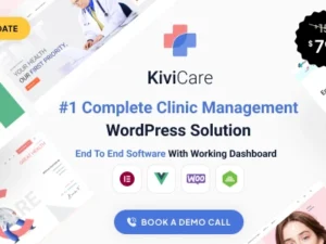 KiviCare Medical Clinic & Patient Management WordPress Theme