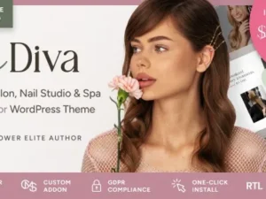 La Diva – Beauty Salon & Spa WordPress Theme