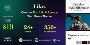 Liko – Creative Agency & Portfolio WordPress Theme