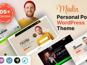 Madin – Personal Portfolio WordPress Theme