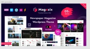 Magezix – Newspaper & Magazine WordPress Theme