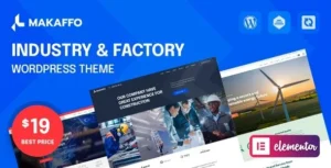 Makaffo – Industry & Factory WordPress Theme