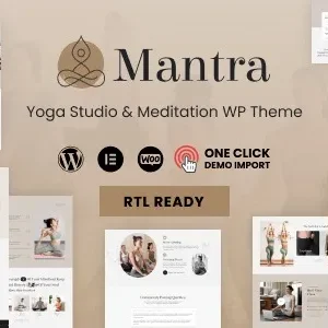 Mantra – Yoga Fitness WordPress Theme