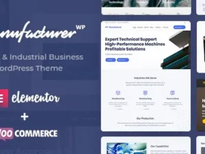 Manufacturer – Factory Industrial Theme